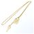 Hermès Collar HERMES Cadena en Oro Amarillo de 18K con Diamantes Dorado - vista 4