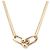 Autre Marque Collana Hardware Large Double Link in oro rosa 18K Tiffany & Co. D'oro - vista 2