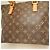 Bolso Tote Cabas Piano Monogram Louis Vuitton Castaño Monograma - vista 8