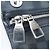 Borsa a tracolla Louis Vuitton Hunter N41656 Marrone Nero Damier ebene - vista 7
