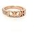 Anello Revolution Christian Dior in metallo oro rosa e strass