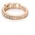 Anello Revolution Christian Dior in metallo oro rosa e strass - vista 2