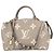 Borsa Louis Vuitton Petit Palais PM Multicolore Beige Grigio Crudo