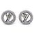 Pendientes Louis Vuitton Louise by Night Strass LV Circle Dorado