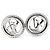 Pendientes Louis Vuitton Louise by Night Strass LV Circle Dorado - vista 6