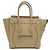 Céline Borsa a mano Celine Luggage Micro Shopper Beige
