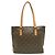 Borsa Tote Cabas Piano Monogram Louis Vuitton Marrone Monogramma