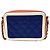 Chanel Coco Mark CC Filigree Schultertasche Weiß Rot Blau - Ansicht 2