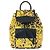 Zaino Versace Vintage con motivo barocco Nero Giallo
