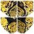 Zaino Versace Vintage con motivo barocco Nero Giallo - vista 3