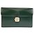 Alfred Dunhill Clutch in pelle verde Dunhill