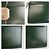 Alfred Dunhill Clutch in pelle verde Dunhill - vista 5