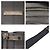 Borsa a tracolla Burberry con motivo Check Marrone Nero - vista 4