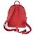 Mochila MCM em couro vermelho - vista 2