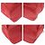Mochila MCM em couro vermelho - vista 3