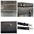 Borsa a tracolla business MCM in pelle nera Nero - vista 5