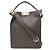 Borsa a tracolla 2-Way Fendi Peekaboo X-LITE Small Giallo Marrone scuro