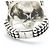 Anello GUCCI Anger Forest Wolf Argento - vista 9