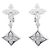 Pendientes Louis Vuitton Long Blossom Diamond Dorado - vista 2