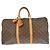 Louis Vuitton Keepall Bandouliere Monogram Canvas 50 Marron