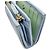 Portafoglio bi-fold Gucci GG Marmont in pelle blu - vista 7
