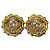Pendientes de clip Chanel en aleación y perlas artificiales