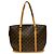 Sac Cabas Louis Vuitton Babylon Marron - vue 2
