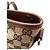 Borsa Tote 2-Way Gucci in tela GG e pelle marrone beige - vista 9