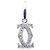 Pendente Cartier 2C Diamanti in Oro Bianco 18K