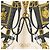 Hermès Hermes Carre 90 Brides de Gala Ceremonial Bridle Scarf Rosa Bianco Multicolore - vista 3