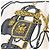 Hermès Hermes Carre 90 Brides de Gala Ceremonial Bridle Scarf Rosa Bianco Multicolore - vista 6