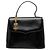 Autre Marque Sac à main Saint Laurent en cuir noir