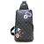 Borsa a tracolla Louis Vuitton Damier Graphite Avenue Marrone Nero