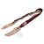 Chloé NEW CHLOE BROWN LEATHER SHOULDER STRAP AND SILK SCARF FOR BAG STRAP - view 2