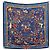 Hermès FOULARD HERMES PIERRES D'ORIENT ET D'OCCIDENT ZOE PAUWELS CARRE 90 CM Blu