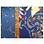 Hermès FOULARD HERMES PIERRES D'ORIENT ET D'OCCIDENT ZOE PAUWELS CARRE 90 CM Blu - vista 13