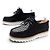 Autre Marque SAPATOS DIOR BATEAUX 3DE311ZHQ 41 IT 42 FR DERBY EM LONA OBLIQUE Preto