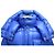 NUEVO MONCLER LAMENTIN DOWN JACKET CHAQUETA CON CAPUCHA T0 36 S ABRIGO AZUL JACKET - vista 2