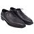 Salvatore Ferragamo Sapatos Oxford de atacadores Ferragamo Angiolo em pele preta Preto - vista 3
