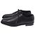 Salvatore Ferragamo Sapatos Oxford de atacadores Ferragamo Angiolo em pele preta Preto - vista 4
