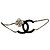 Timeless Bracciale Chanel CC Camelia a doppio giro in metallo dorato D'oro