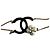 Timeless Bracciale Chanel CC Camelia a doppio giro in metallo dorato D'oro - vista 12
