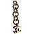 Timeless Bracciale Chanel CC Camelia a doppio giro in metallo dorato D'oro - vista 4