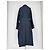 Trench con cintura Jil Sander in cotone blu navy - vista 13