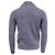 Brunello Cucinelli V-Ausschnitt Sweatshirt aus grauem Kaschmir - Ansicht 3