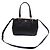 Coach Mini Brooke Carryall aus schwarzem Leder