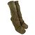 Stivaletti wedge open-toe Cantilever Rick Owens in camoscio marrone - vista 4
