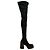 Stella Mc Cartney Stivali sopra il ginocchio Skyla Stella McCartney in pelle nera Nero