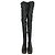 Stella Mc Cartney Stivali sopra il ginocchio Skyla Stella McCartney in pelle nera Nero - vista 3