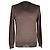 Prada Knitted V-Neck Sweater in Brown Wool